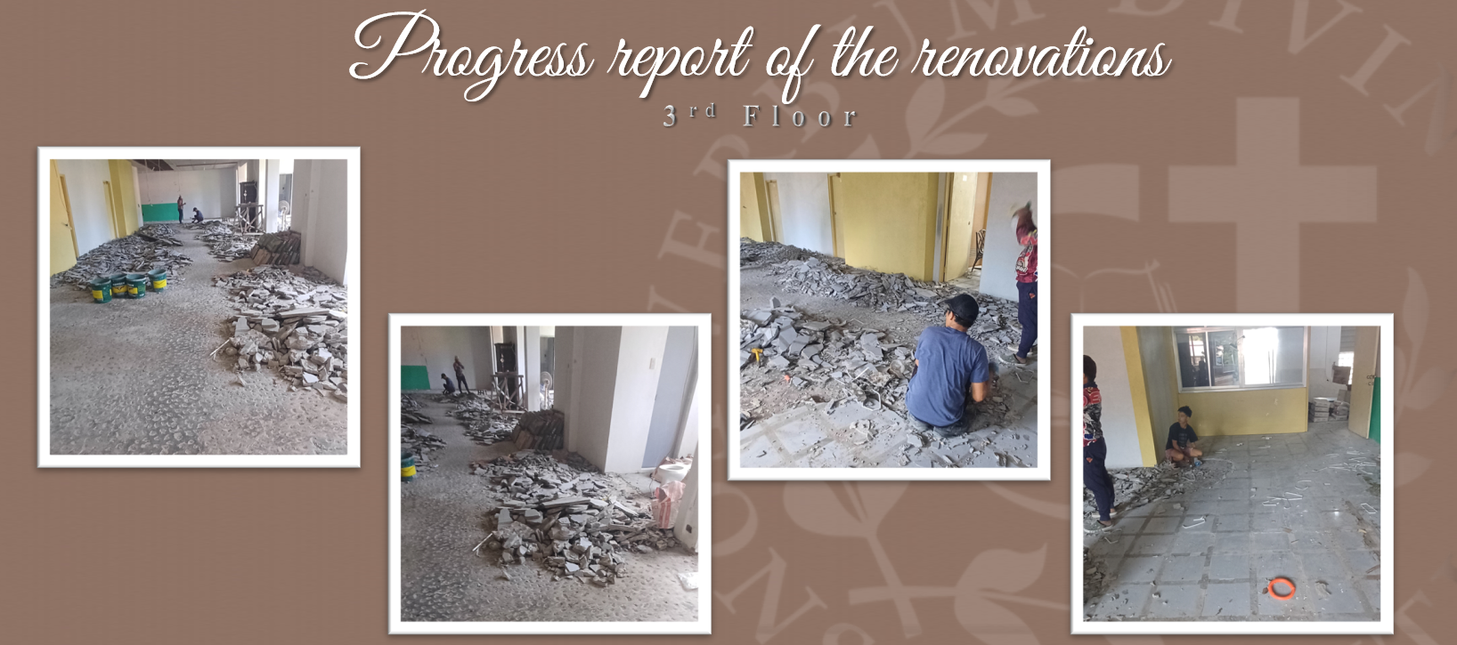 Progress report on the Renovations (3rd Floor)